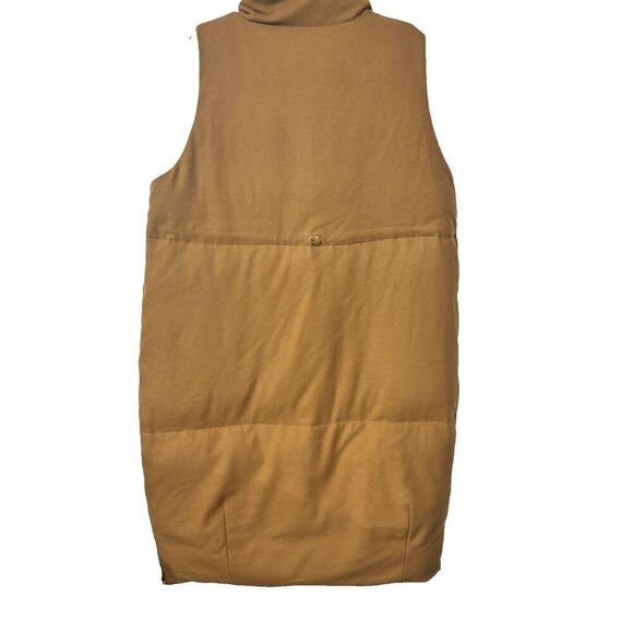 Risk Women's Long Waistcoat Large Tigers eye Large Solid Sleeveless Full Zip - Picture 2 of 14